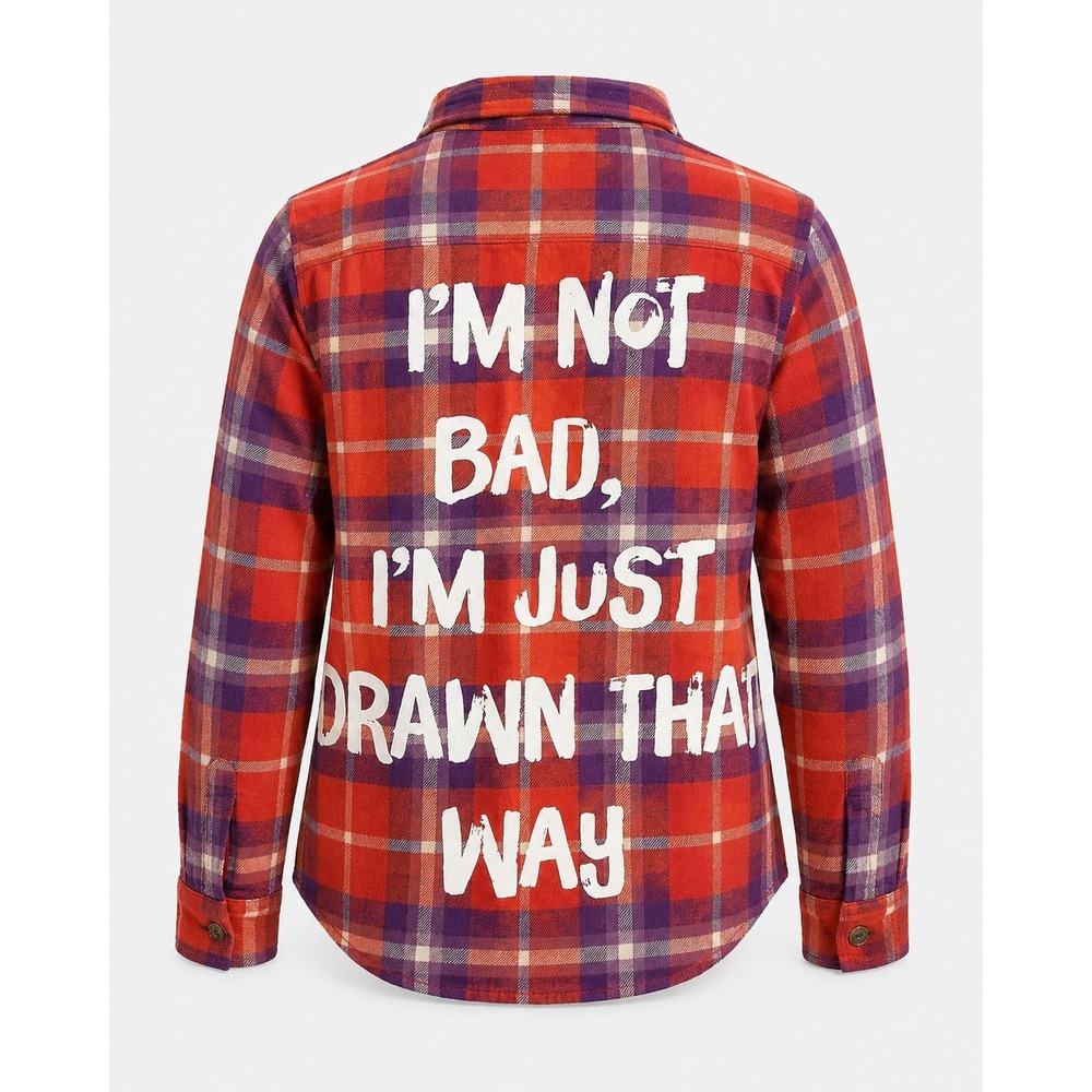 Cakeworthy Disney Roger Rabbit Jessica Plaid Flannel Shirt S Cartoon Movie